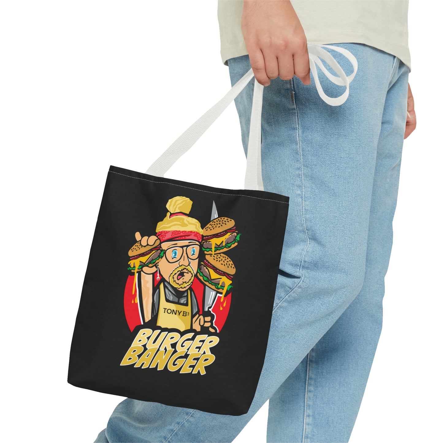 Burger Banger Tote Bag (AOP)